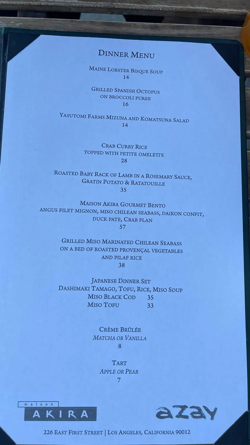 Menu 3