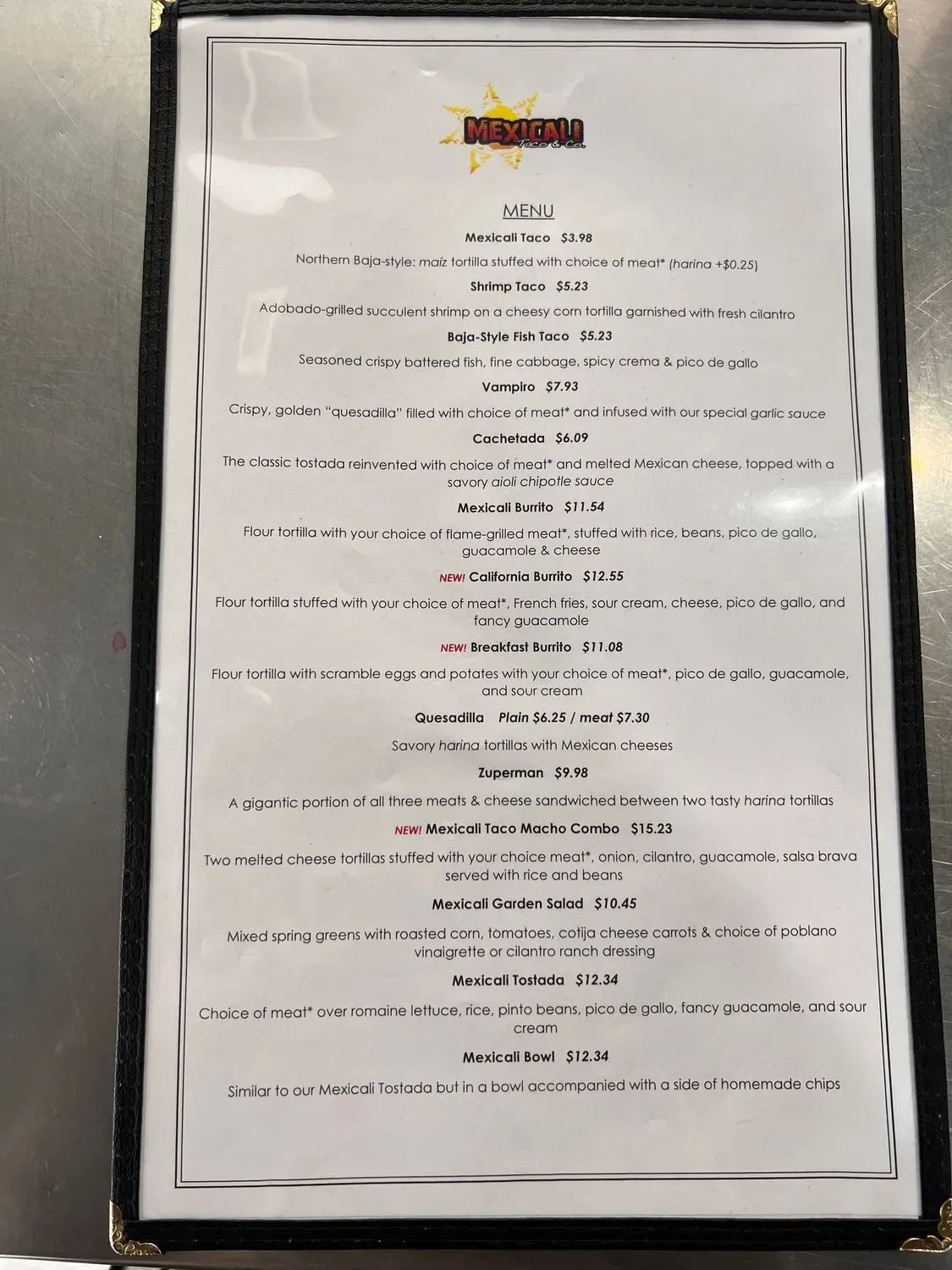 Menu 2