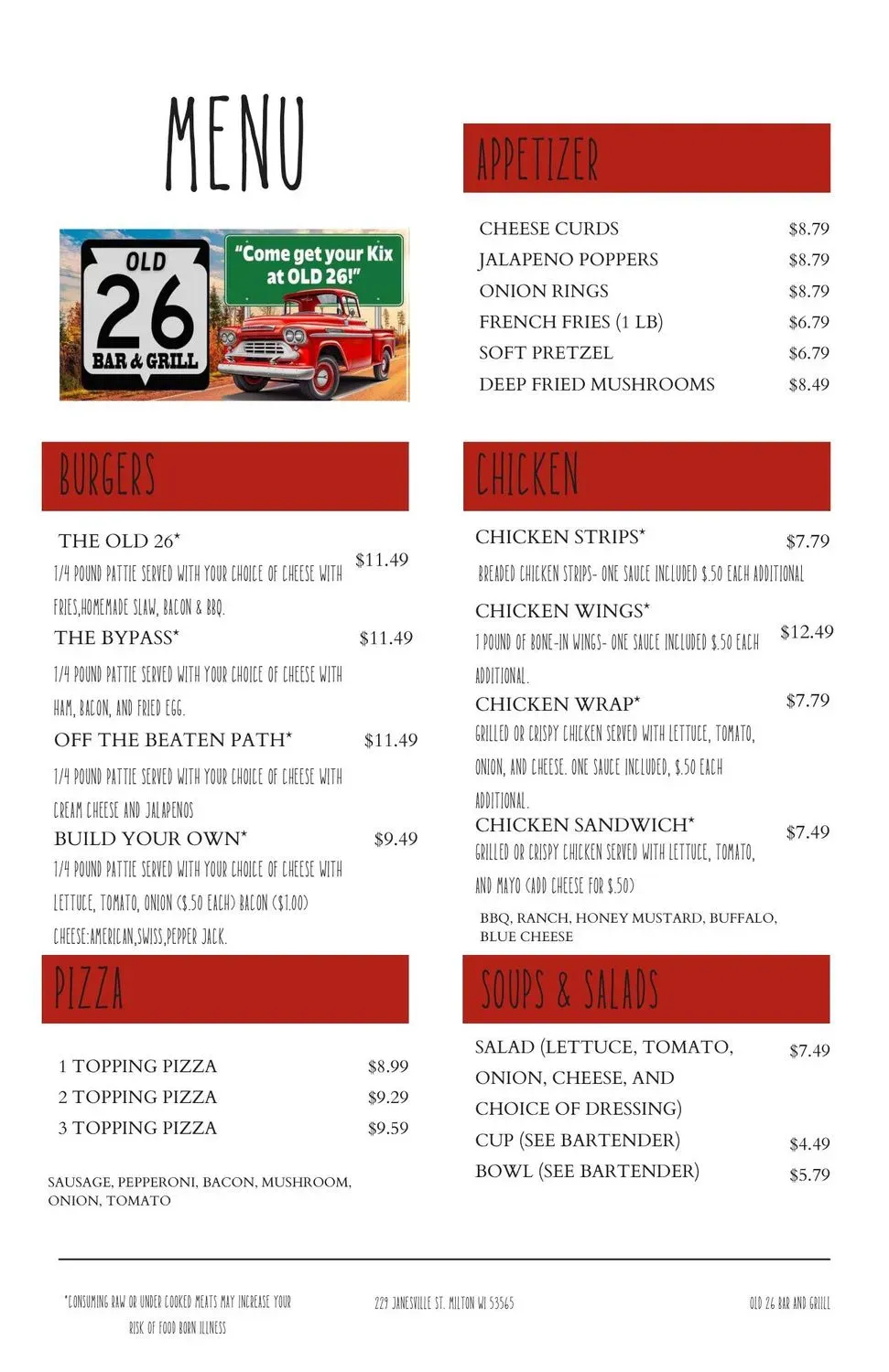 Menu 2