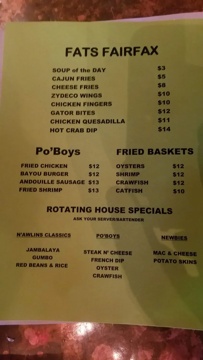 Menu 2