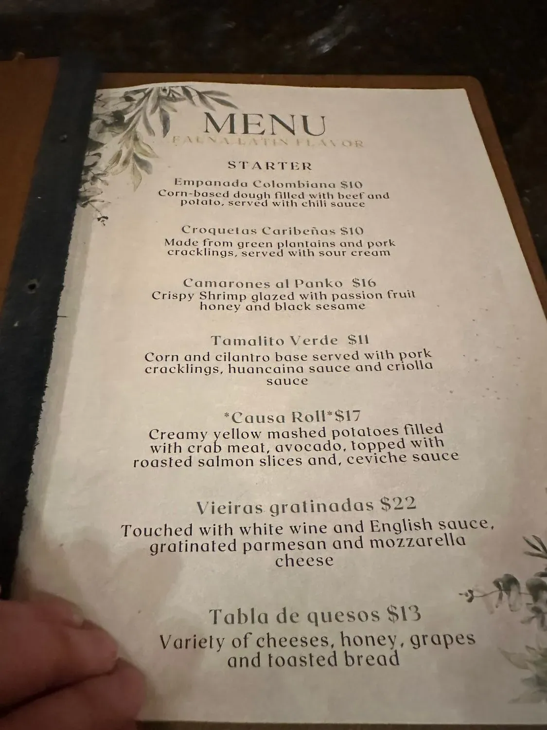 Menu 6