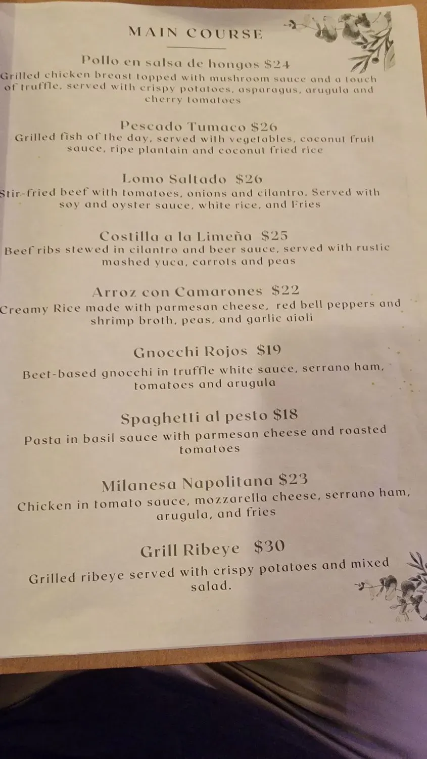 Menu 5