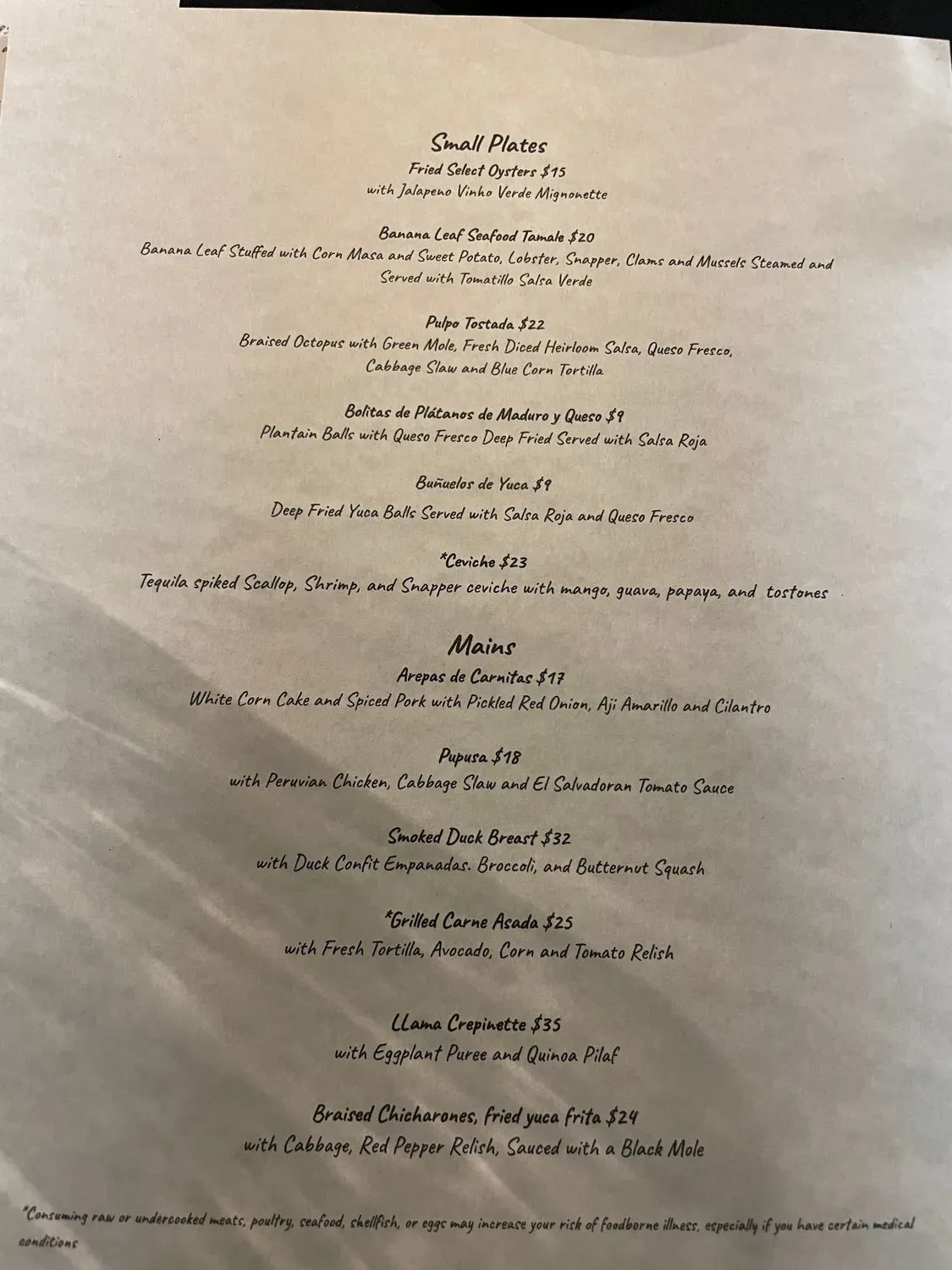 Menu 6