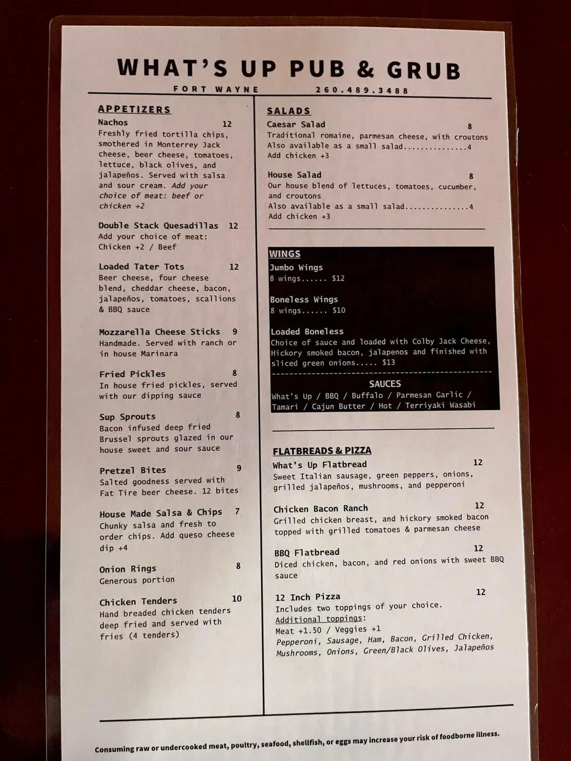 Menu 3