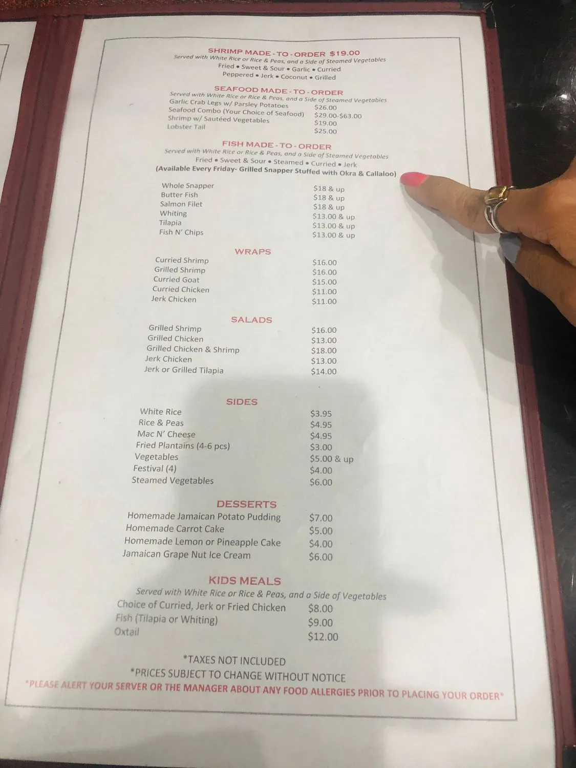 Menu 2