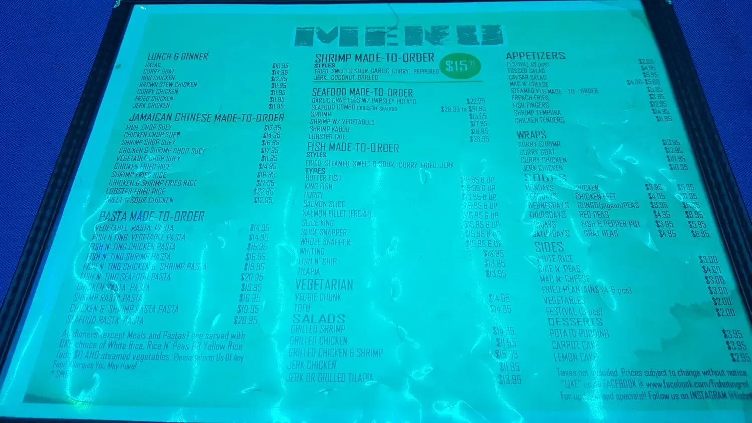 Menu 3