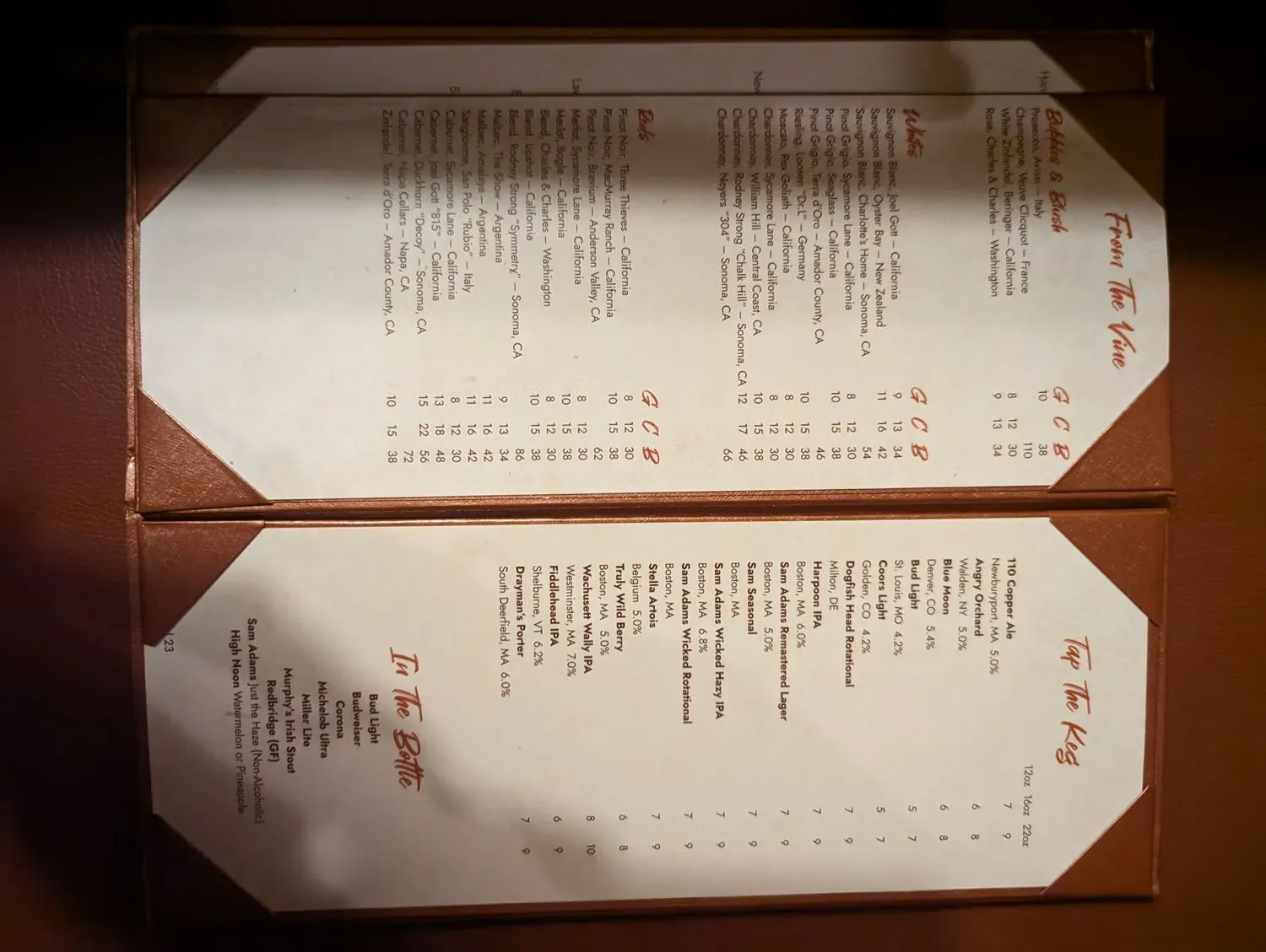 Menu 3