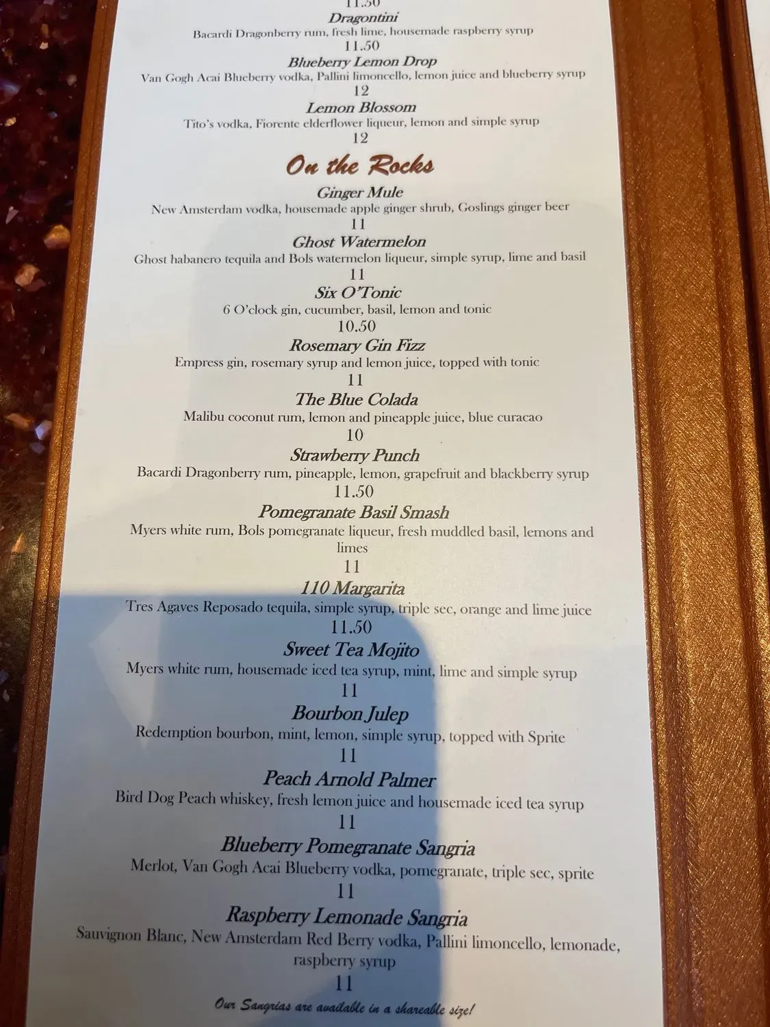 Menu 5