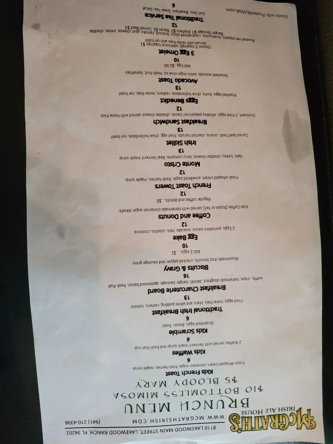 Menu 4