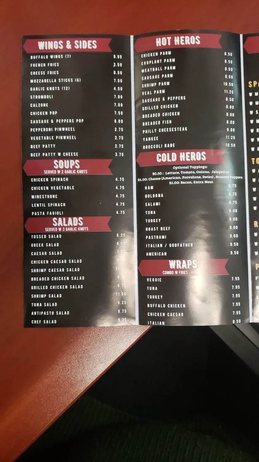 Menu 5