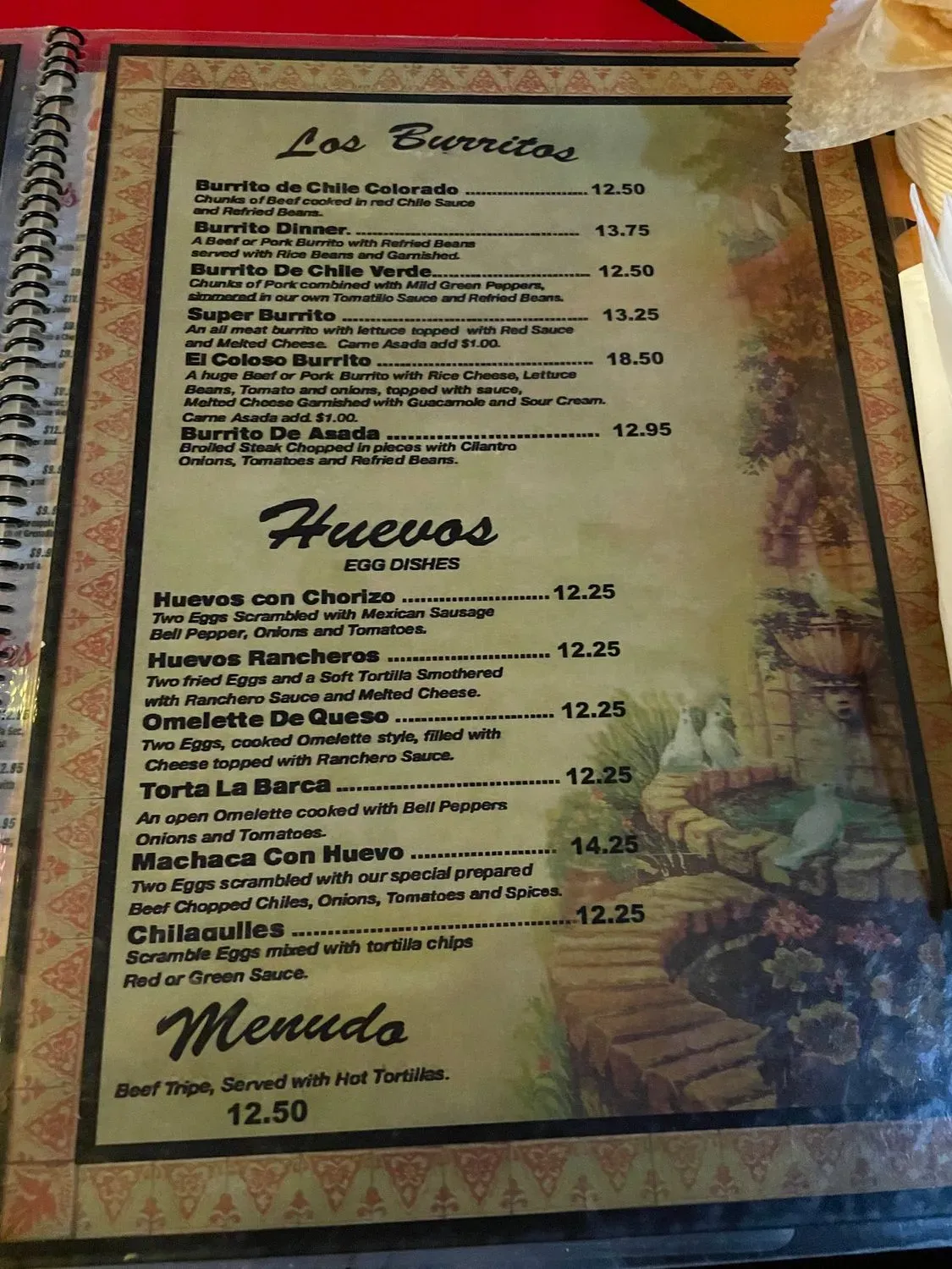 Menu 5