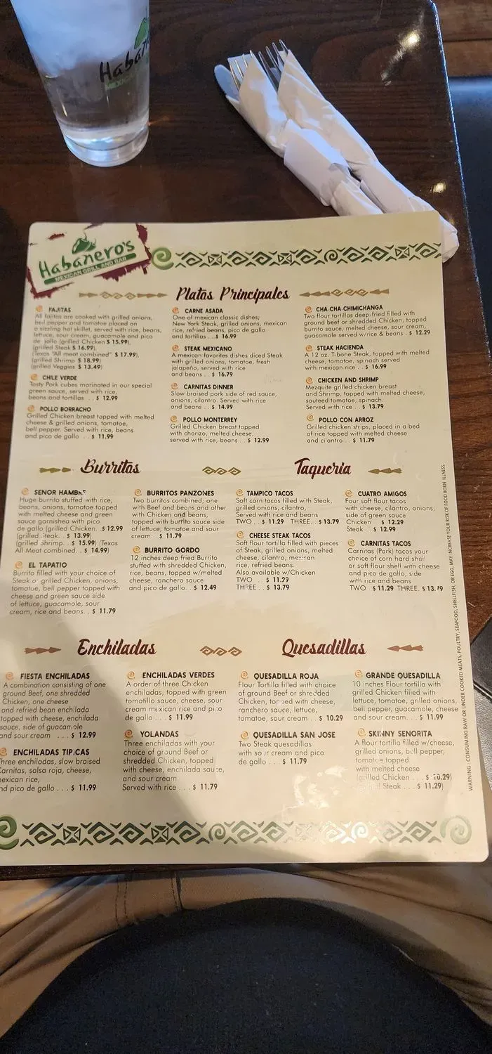 Menu 6