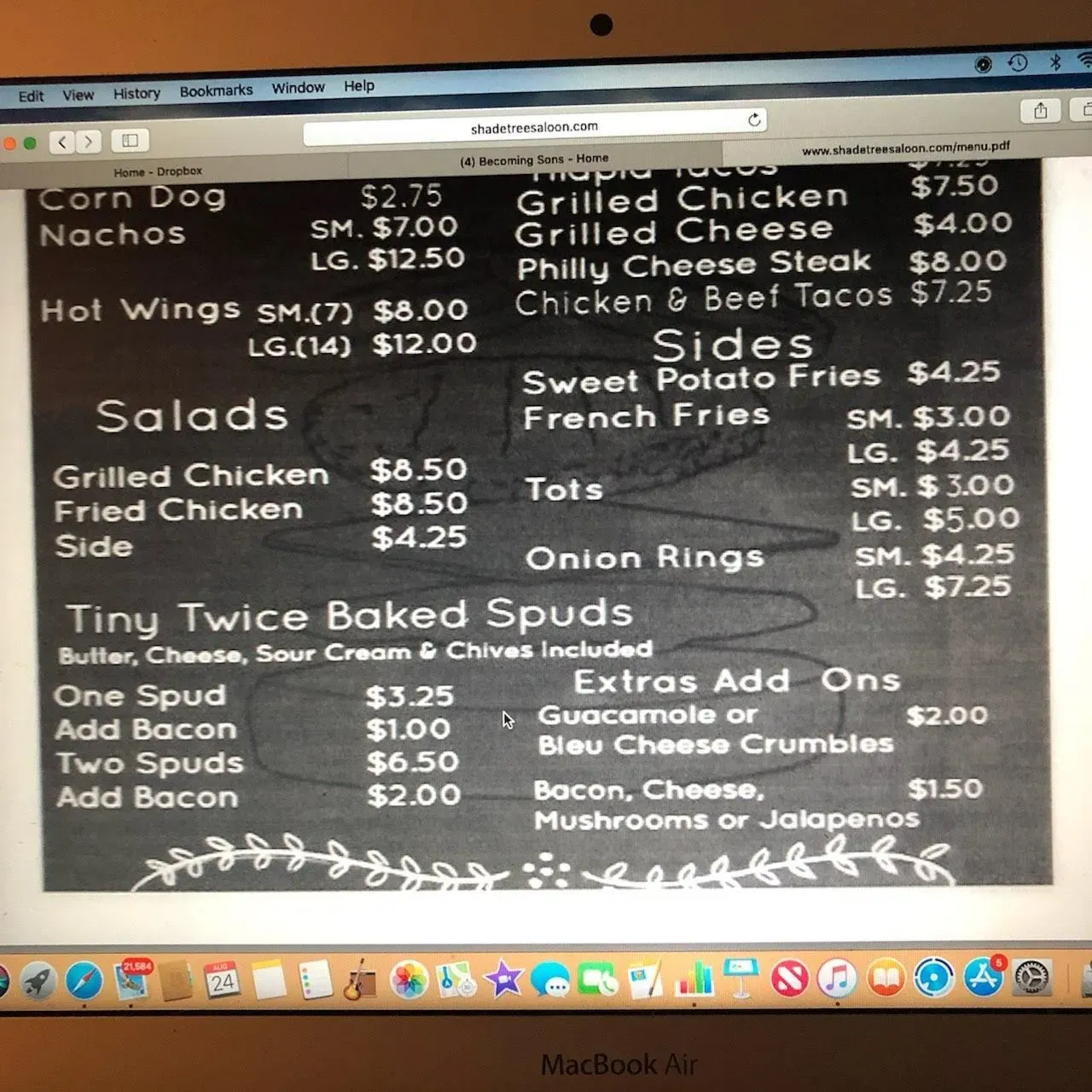 Menu 6