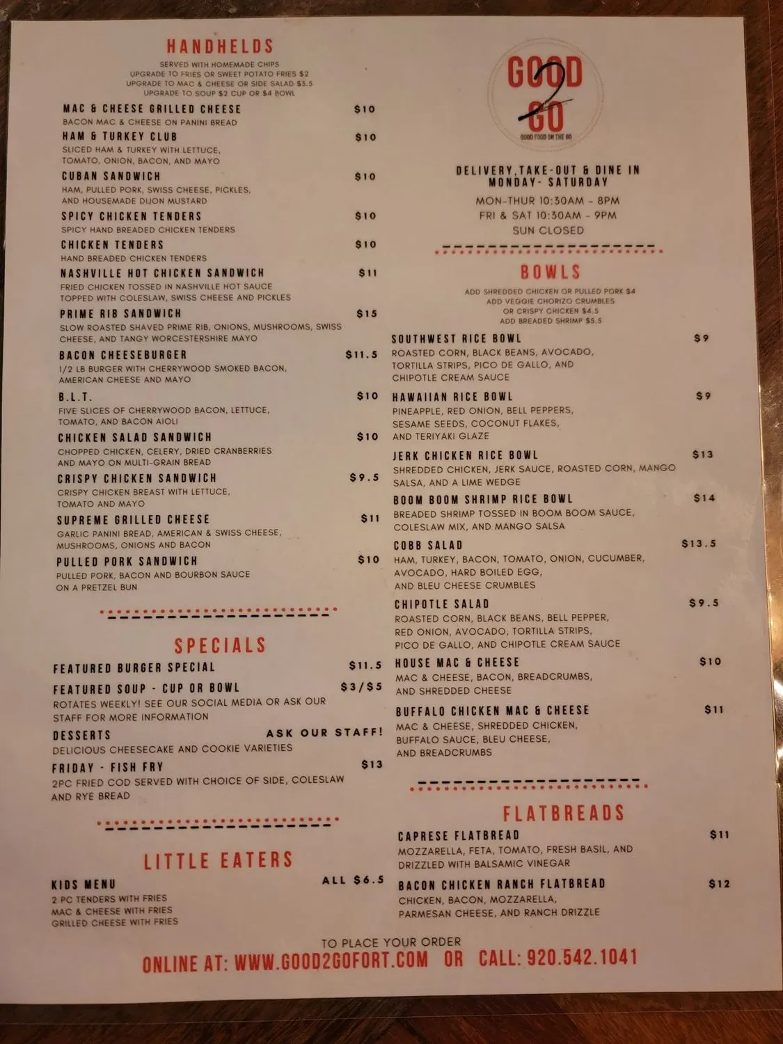 Menu 3