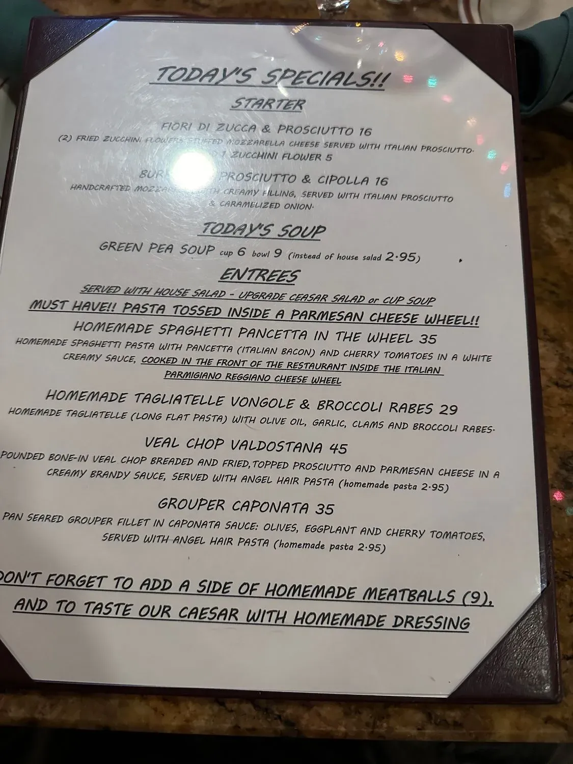 Menu 5