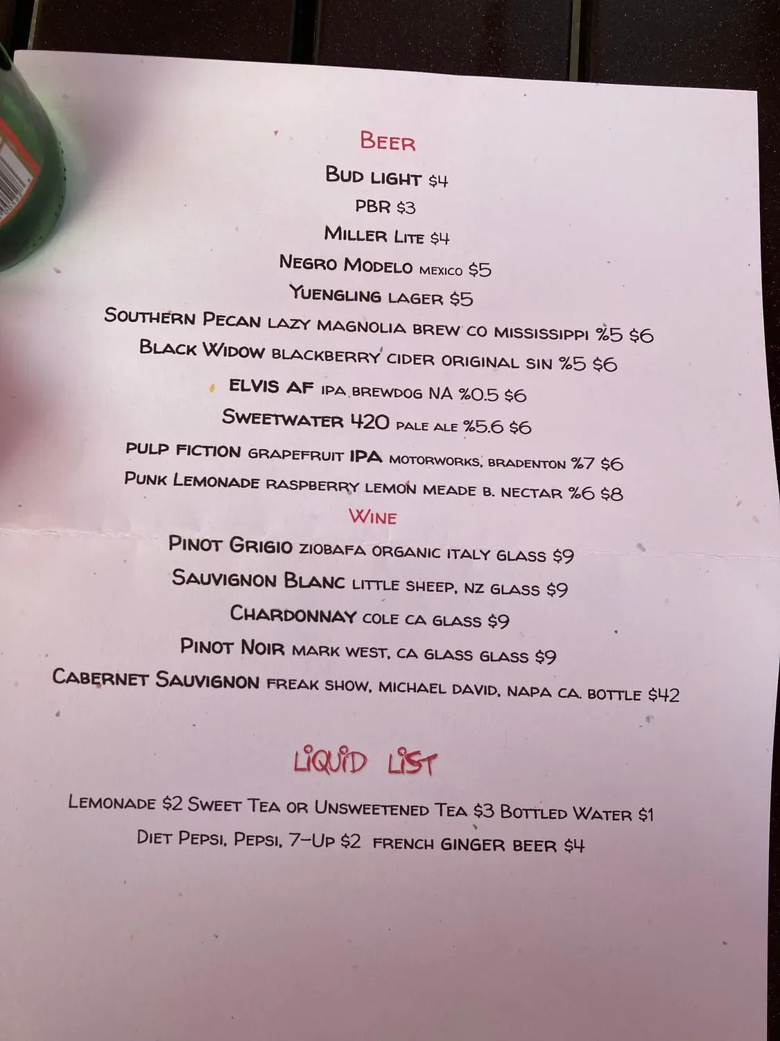 Menu 3