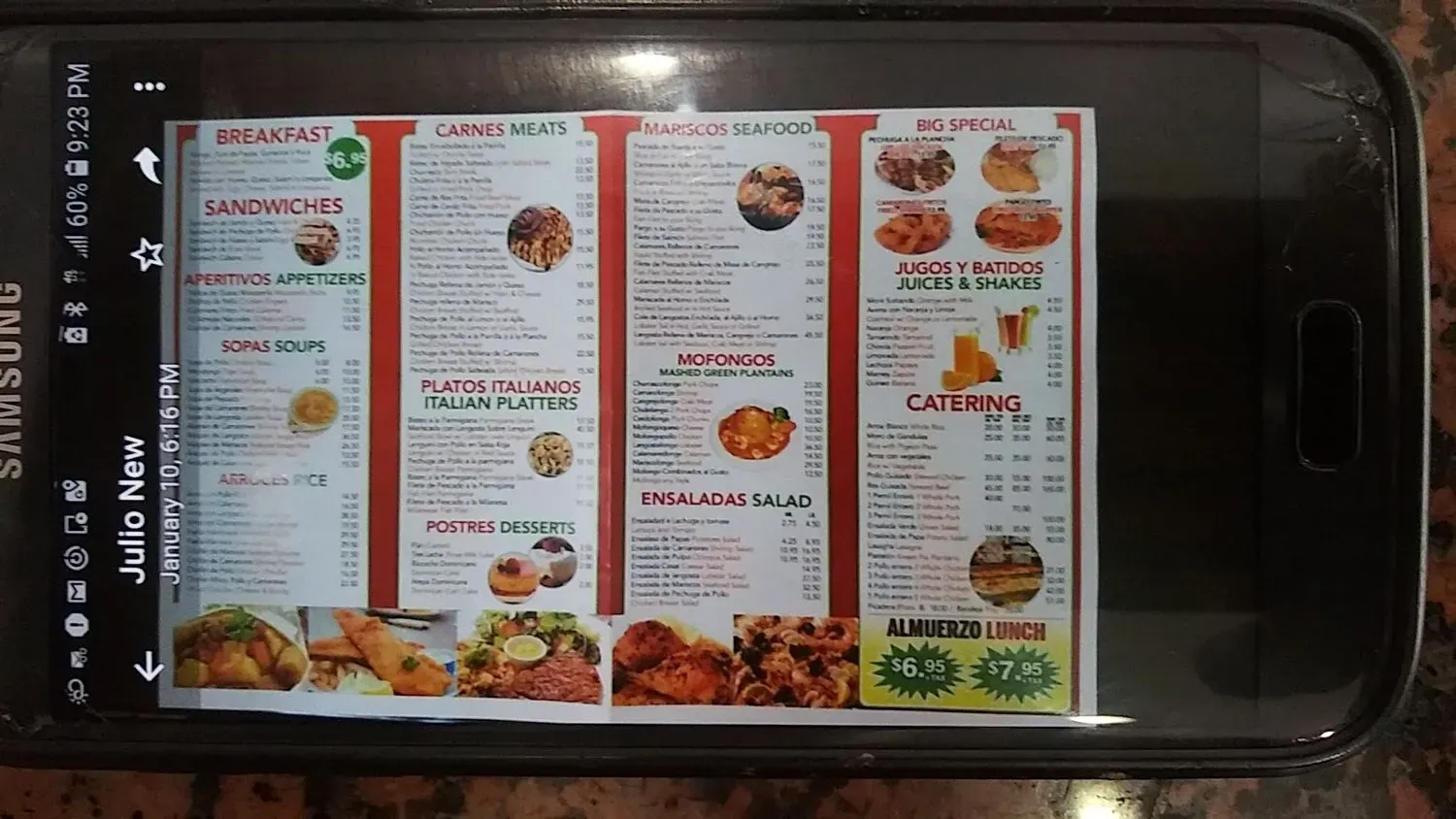 Menu 4