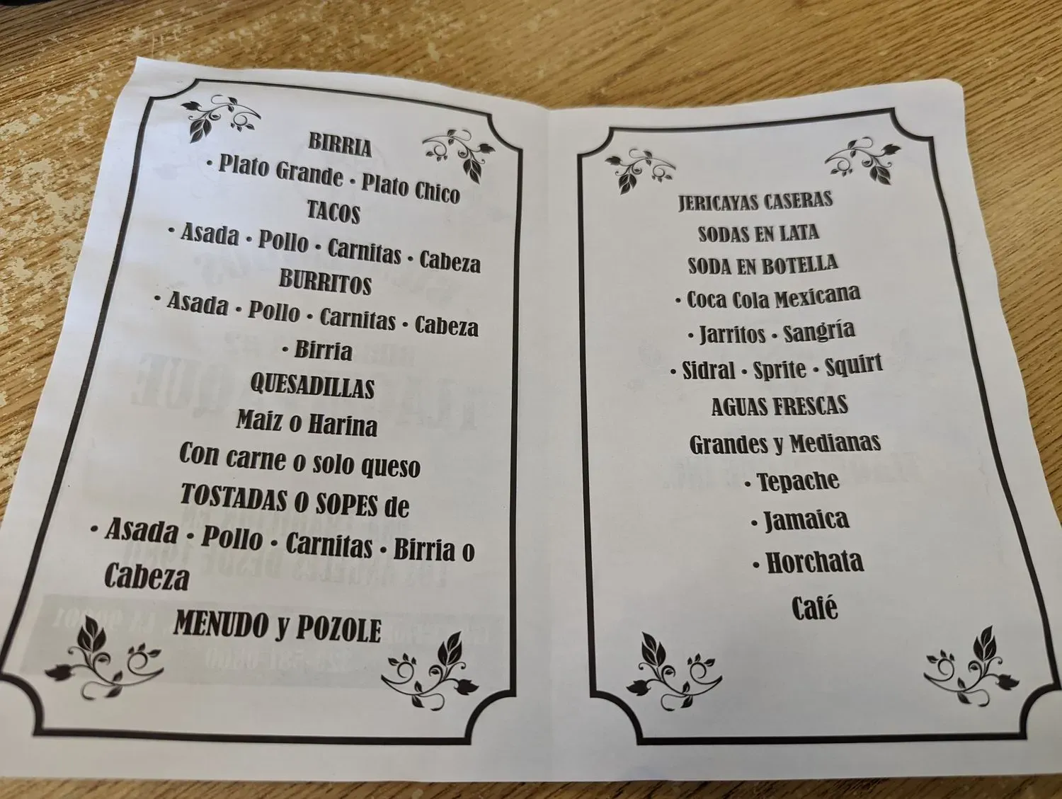 Menu 3