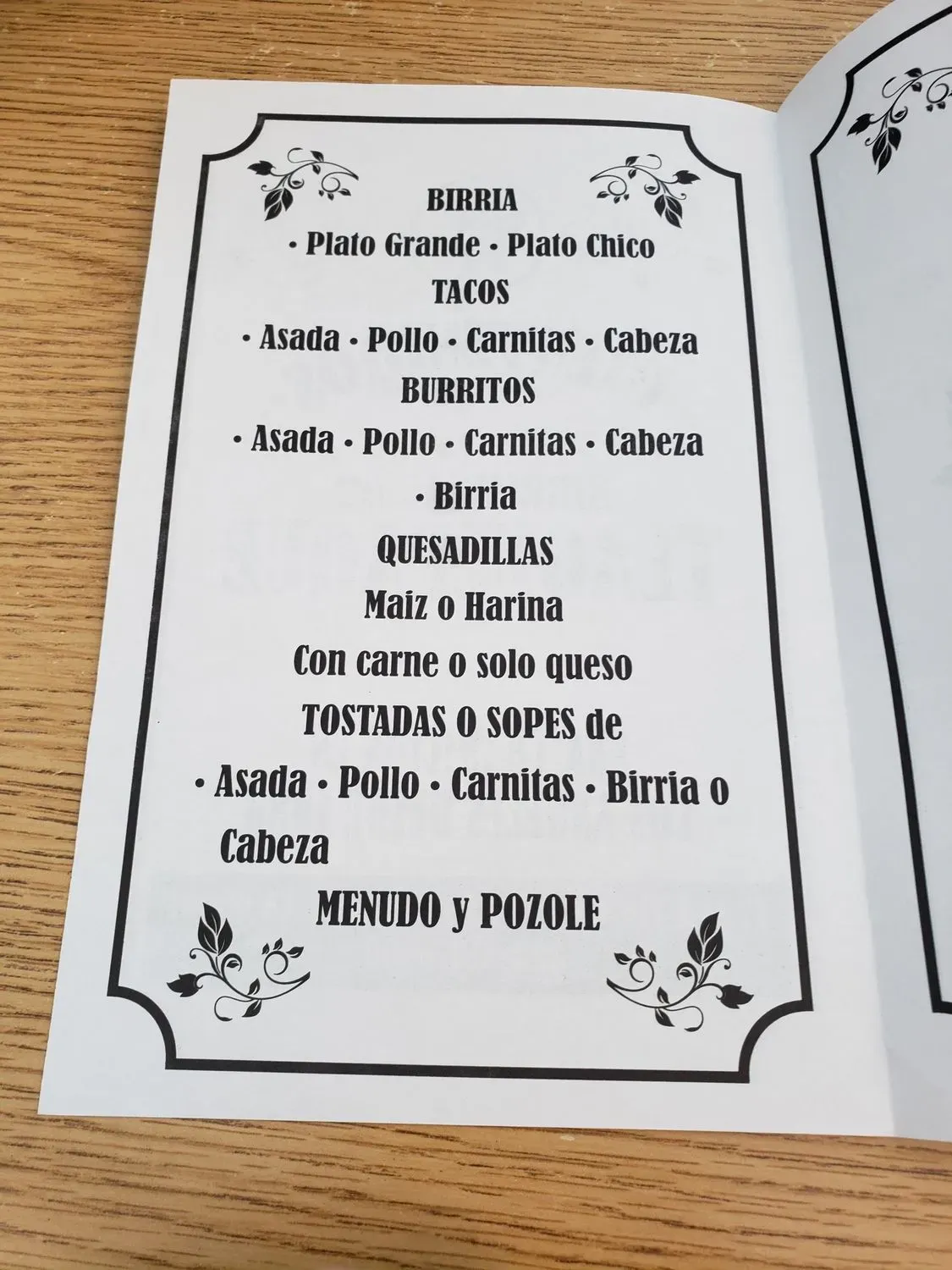 Menu 4