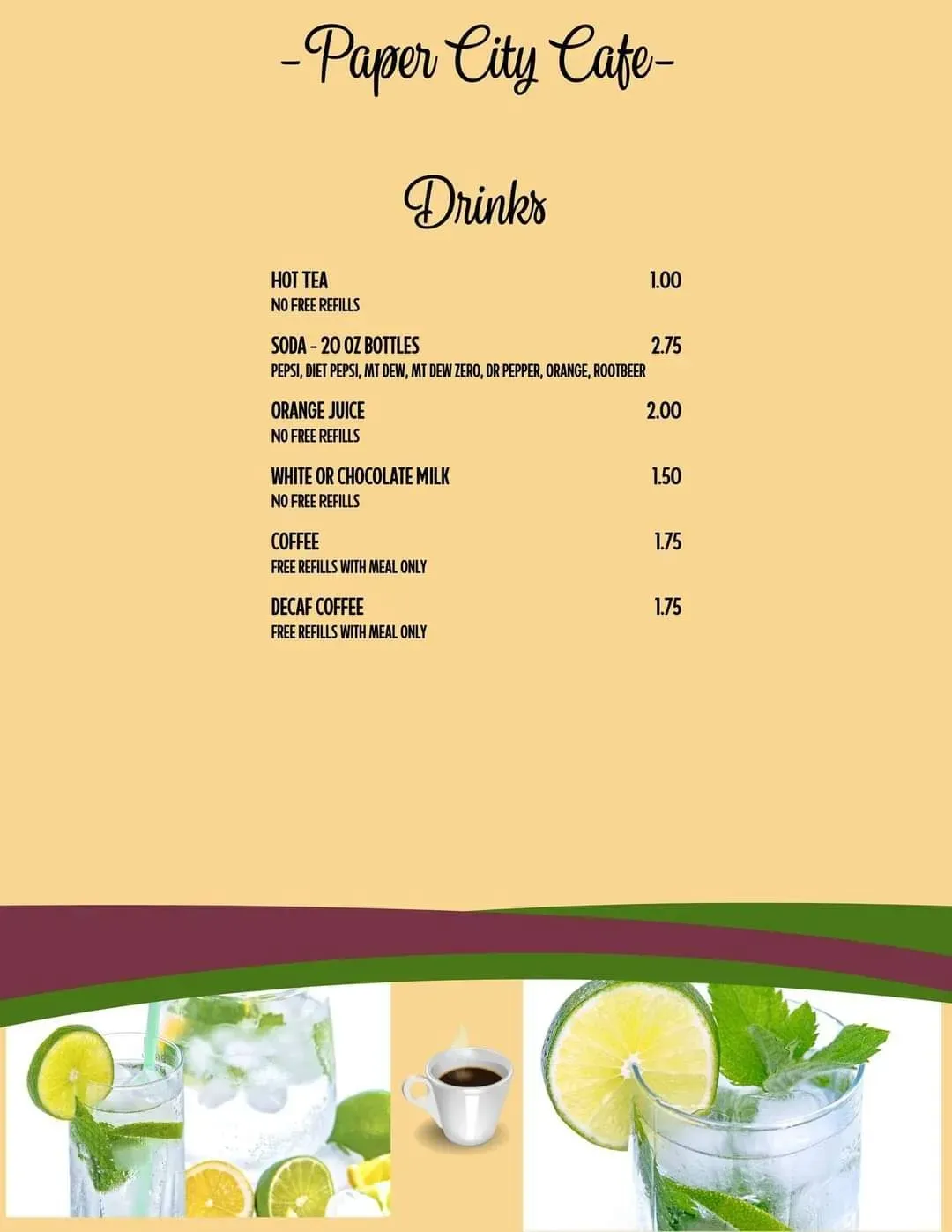 Menu 5