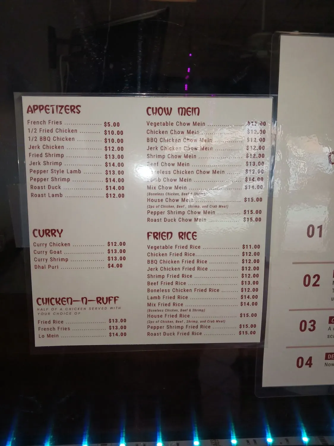 Menu 4