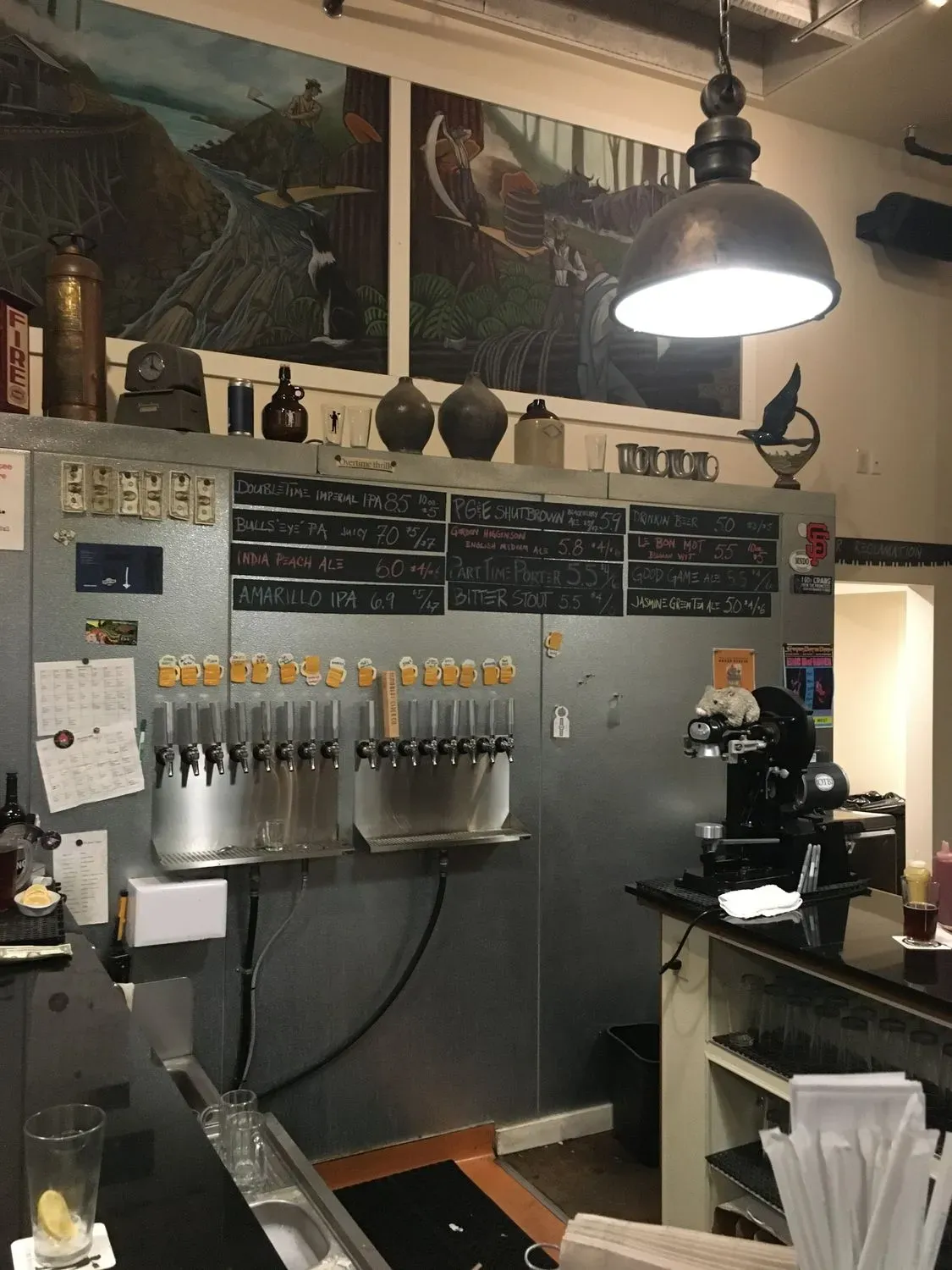 Overtime Brewing Menu - Updated November 2025