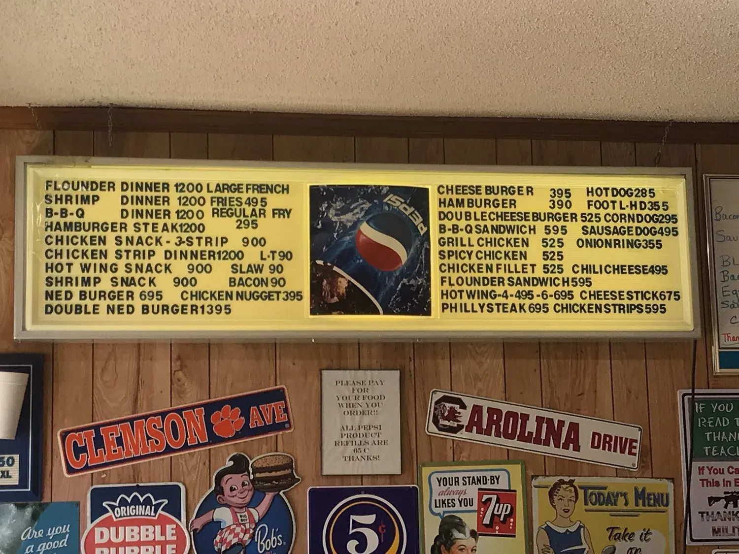 Ned's Sandwich Shop Menu - Updated November 2025