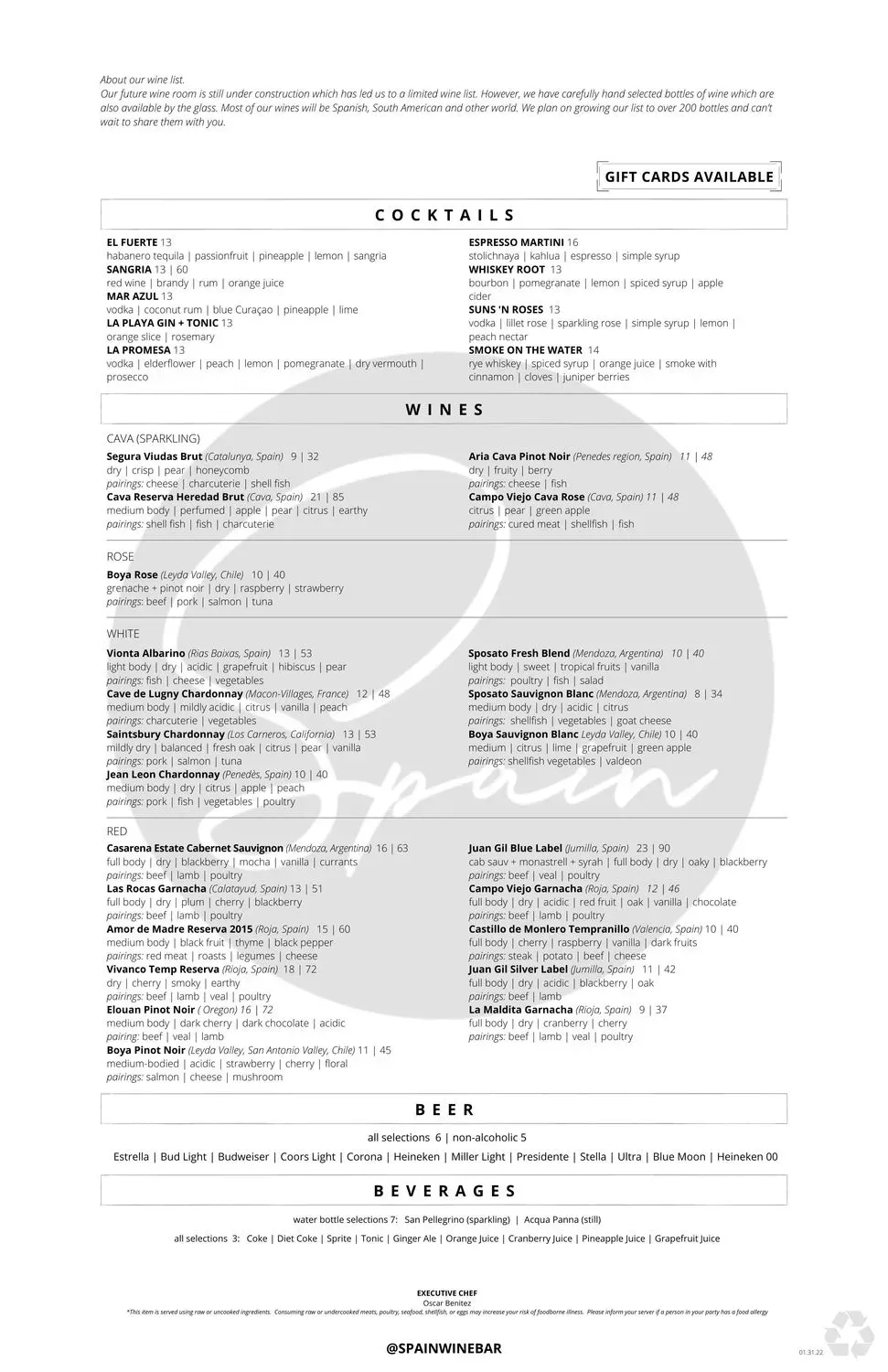 Menu 2