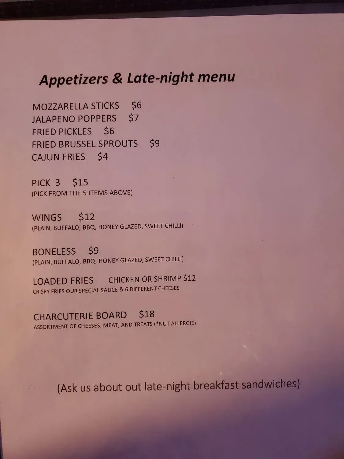 Menu 2