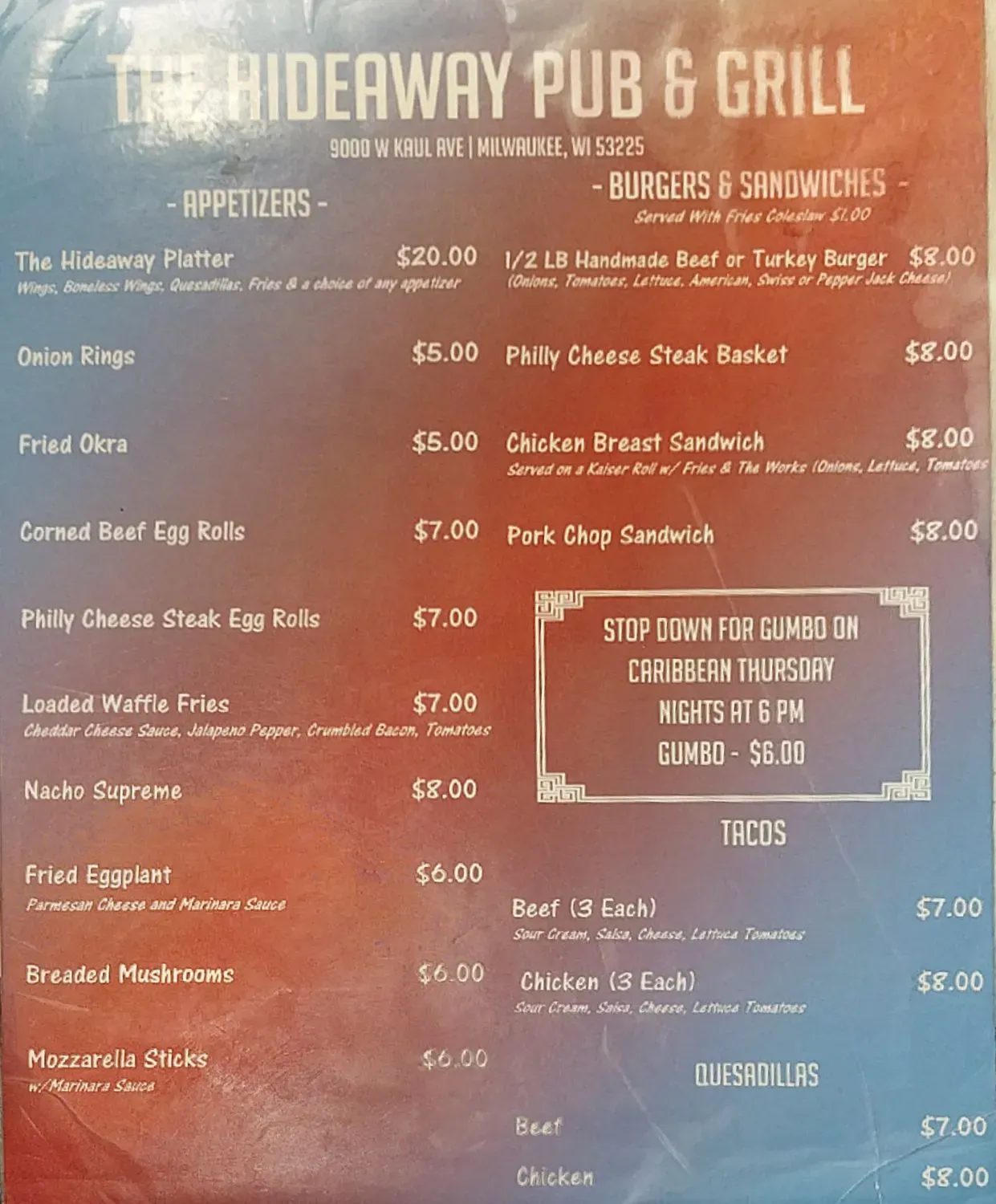 Menu 3