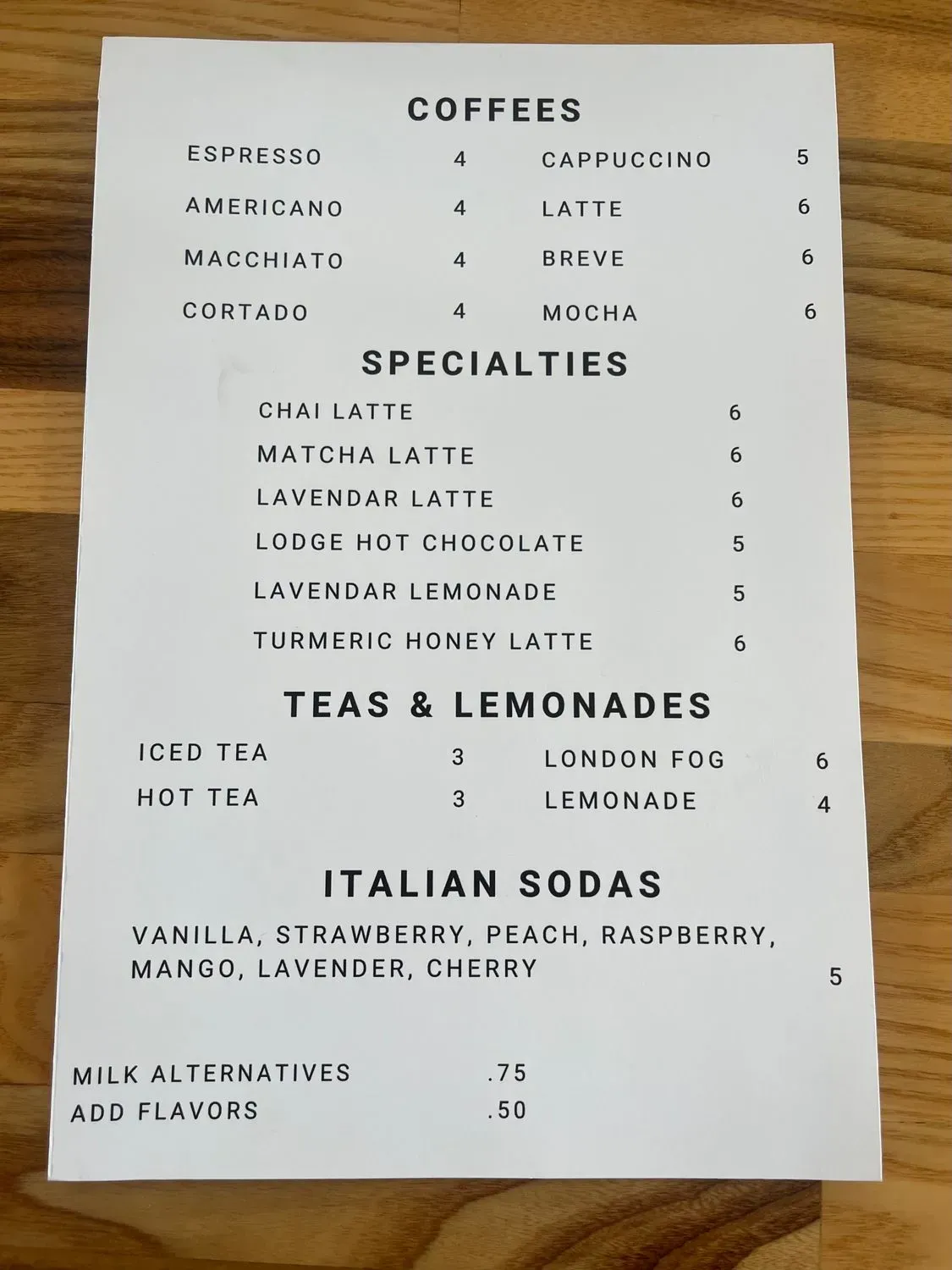 Menu 2