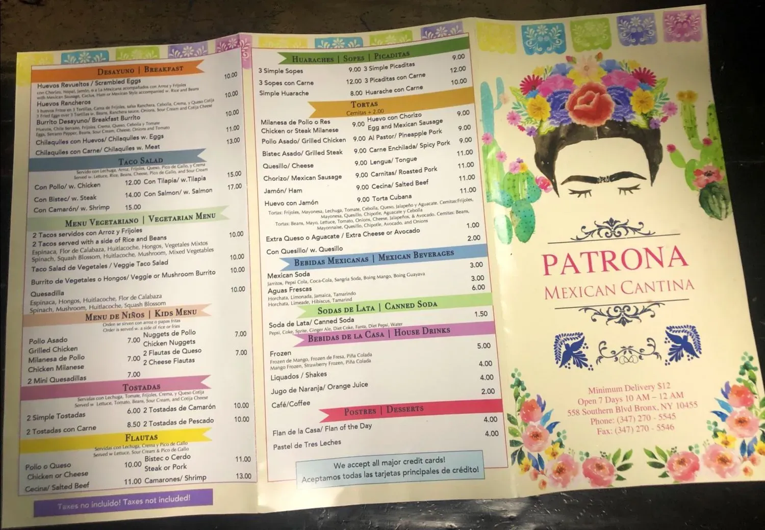 Menu 2