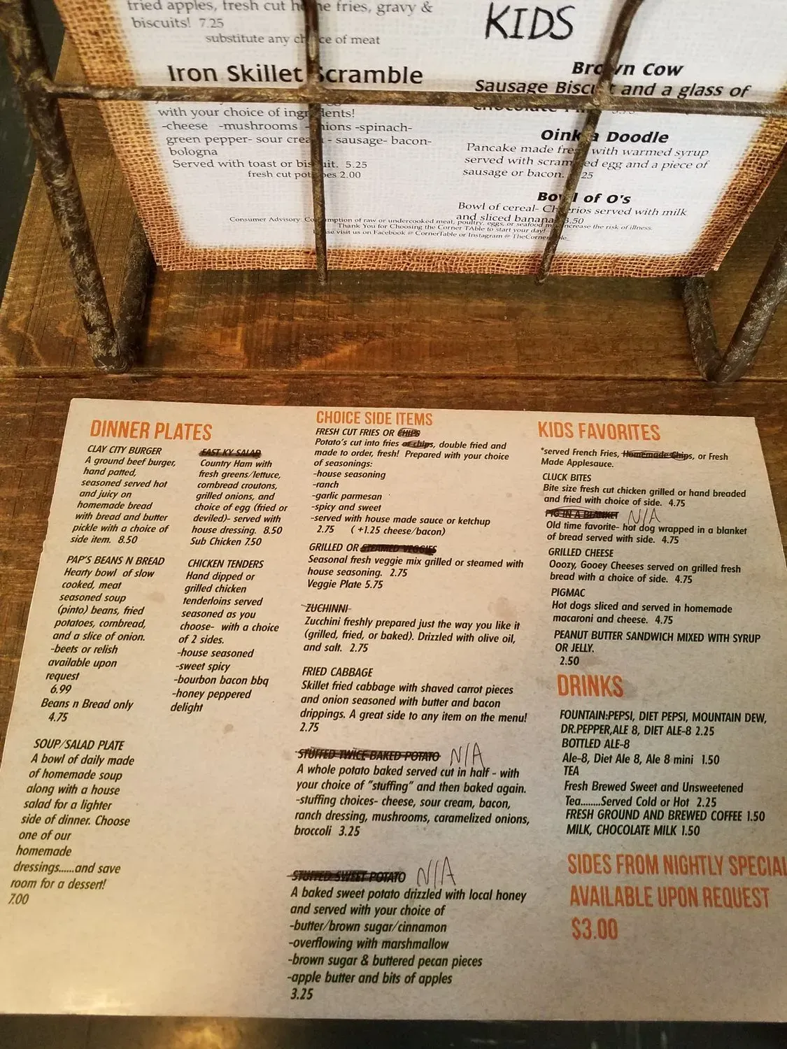 Menu 3