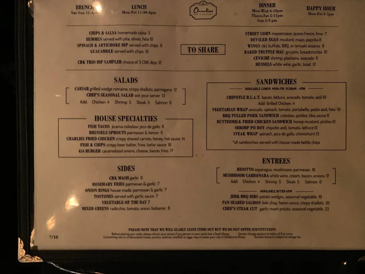 Menu 4