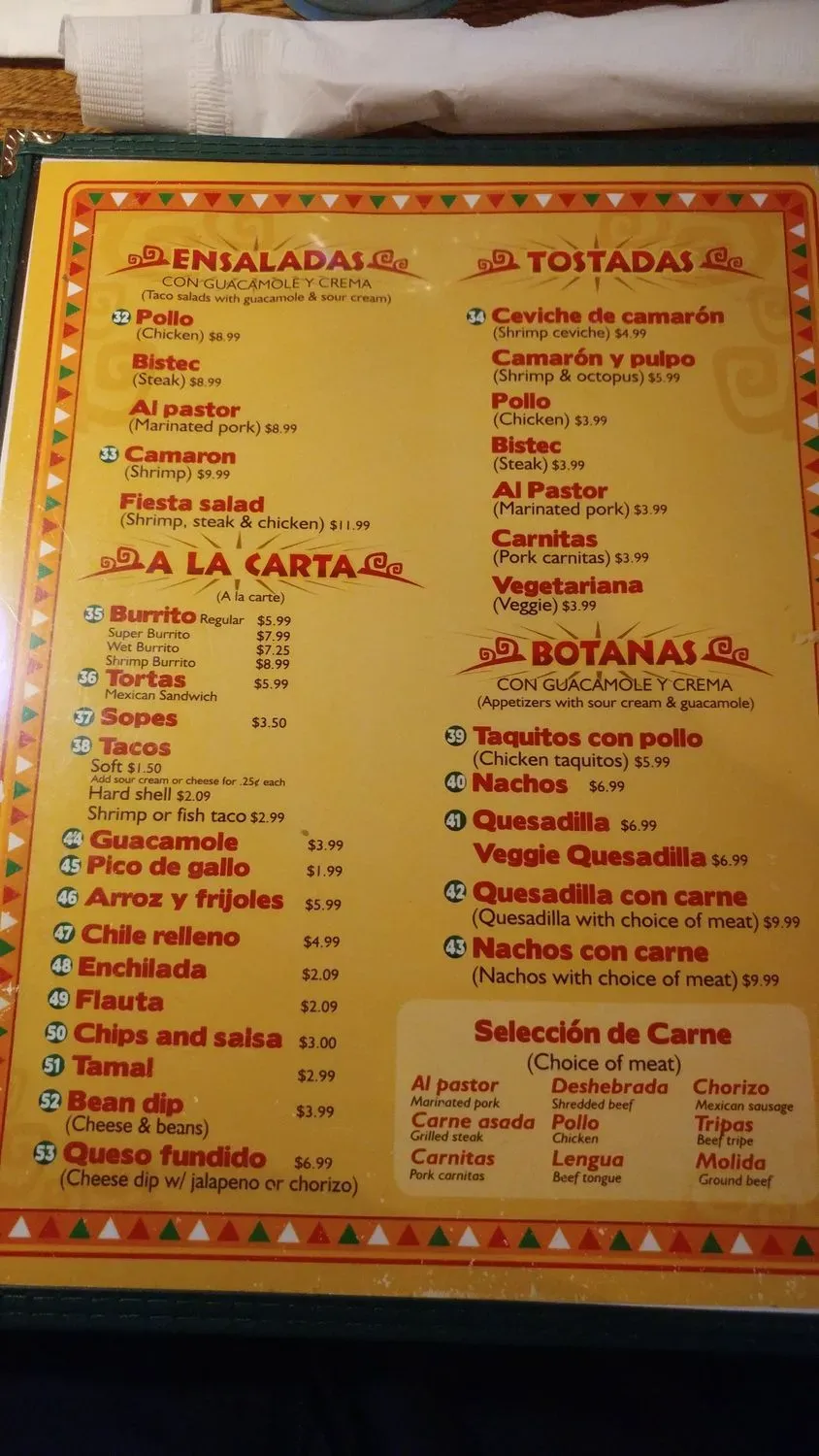 Menu 6