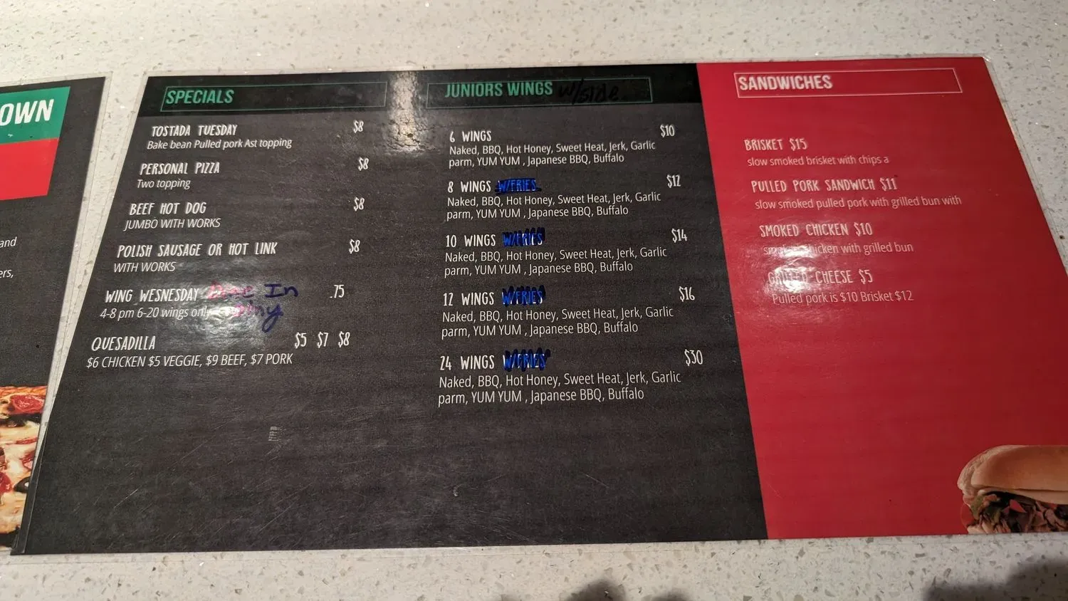 Menu 2