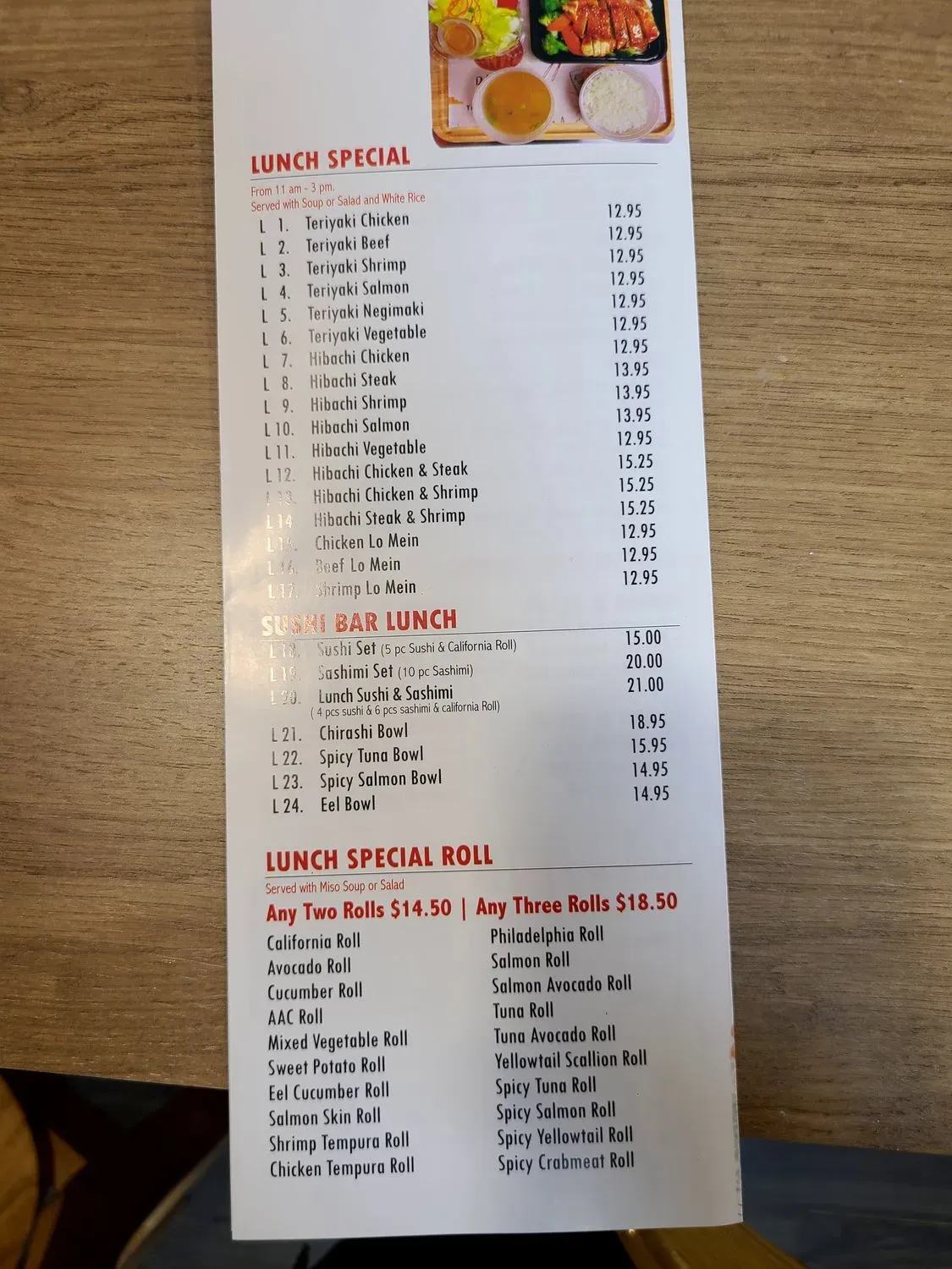 Menu 4