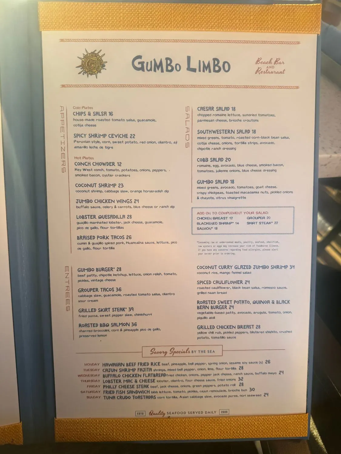 Menu 4