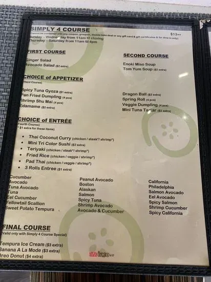 Menu 3