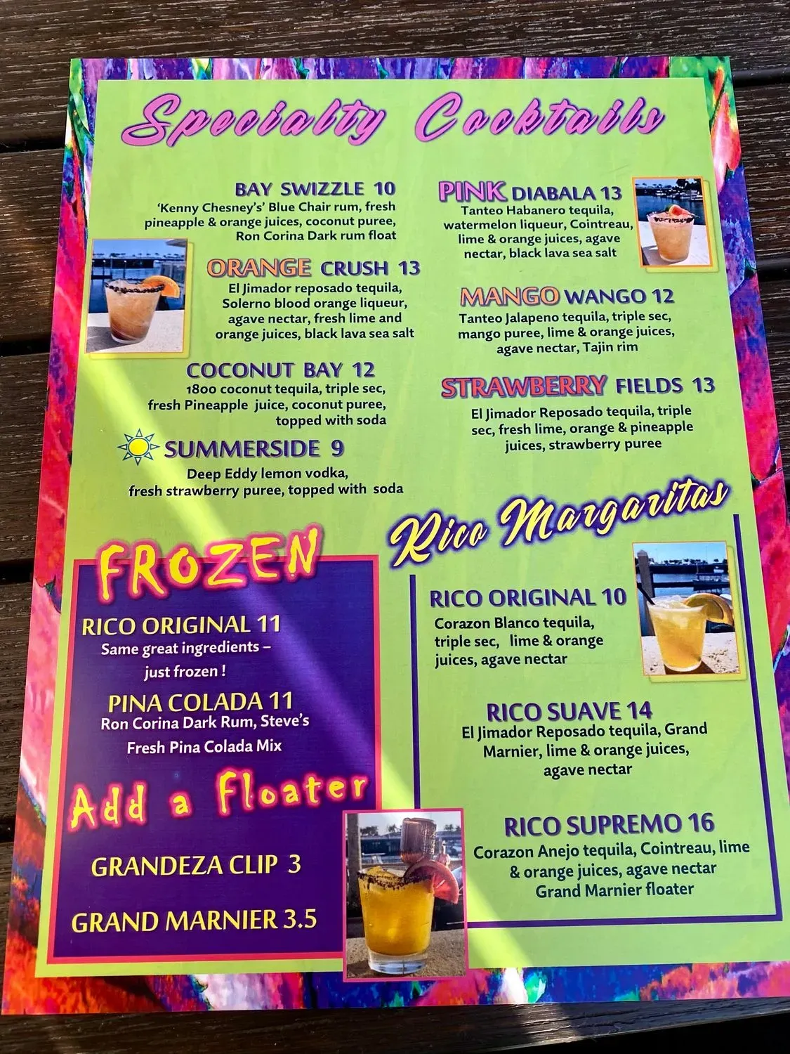 Menu 4