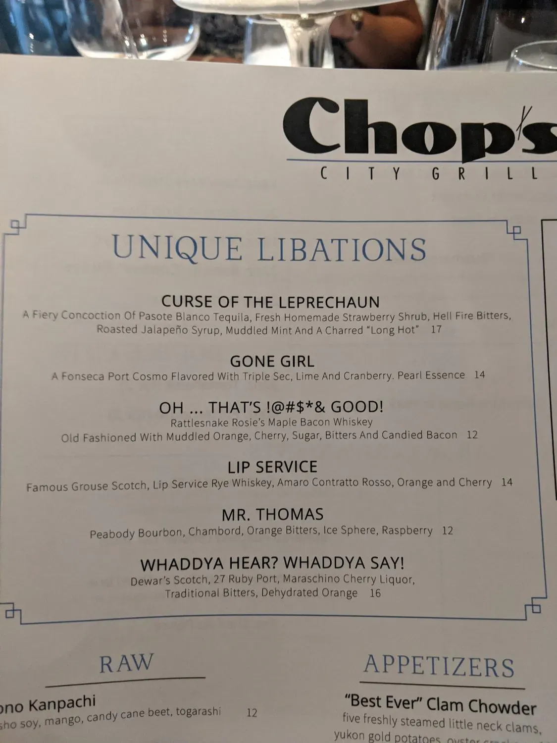 Menu 6