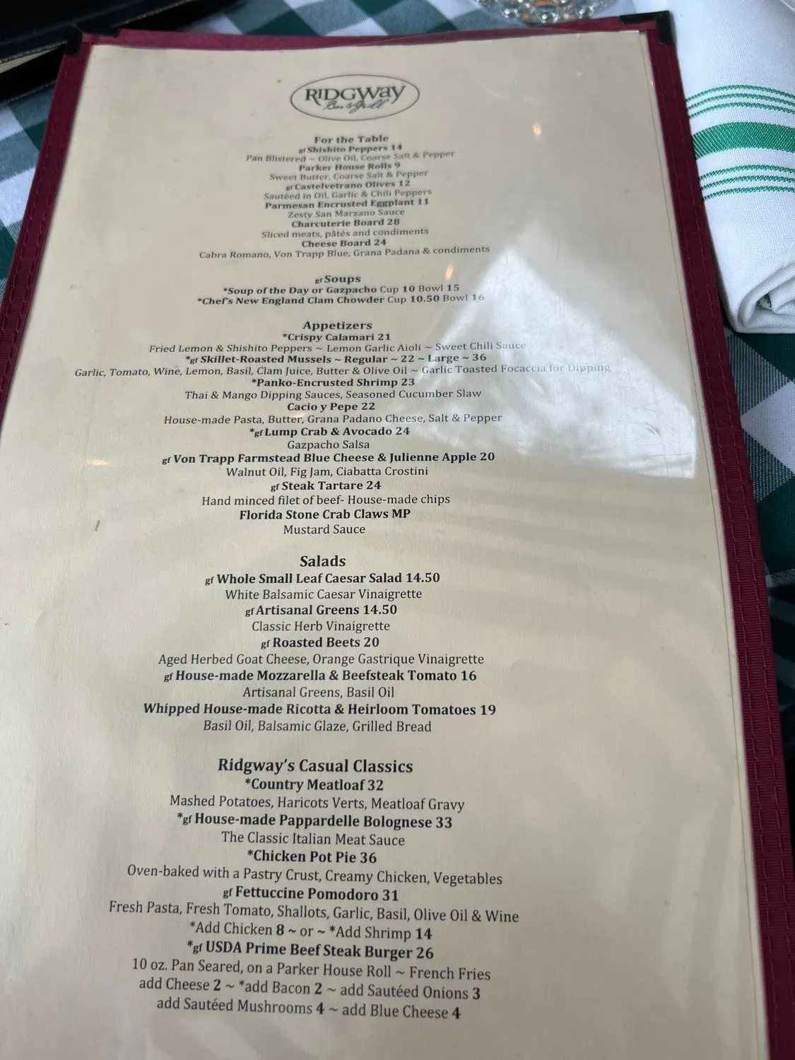 Menu 4