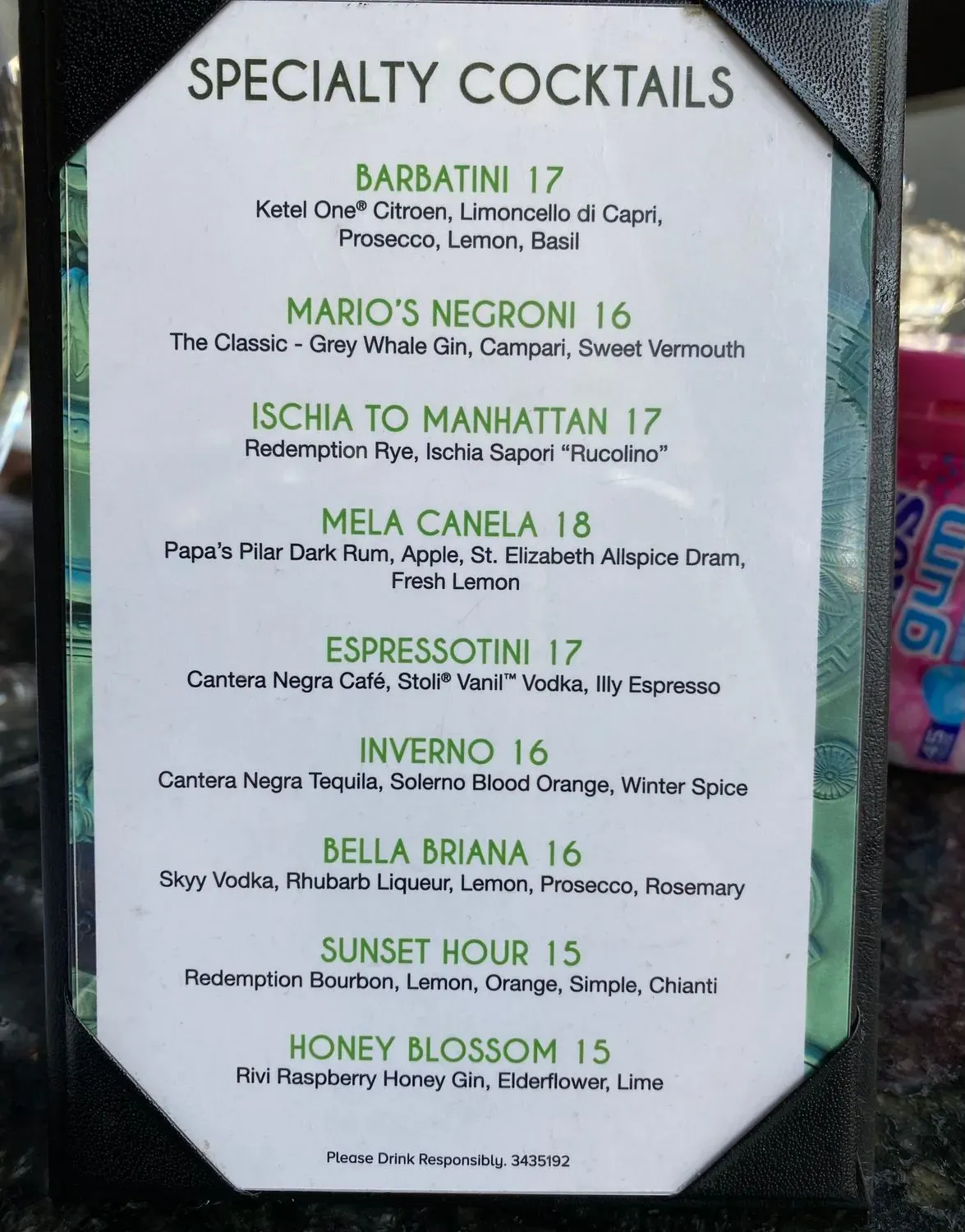 Menu 6