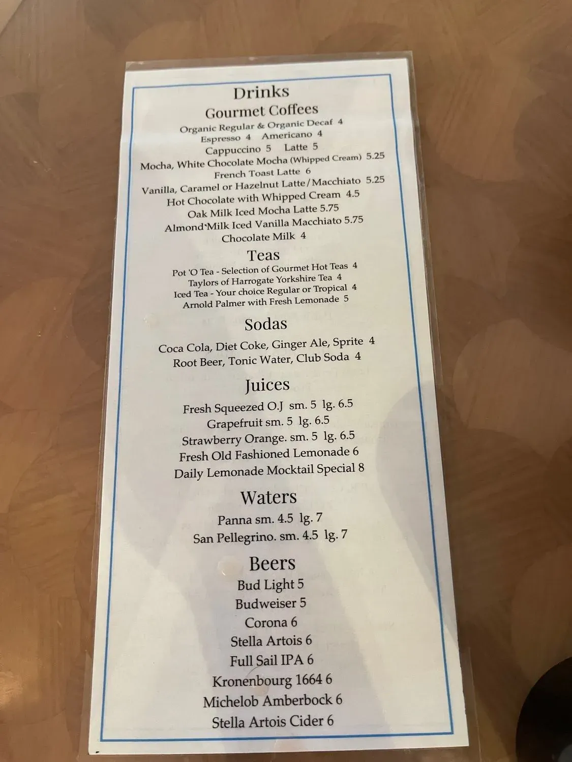 Menu 6