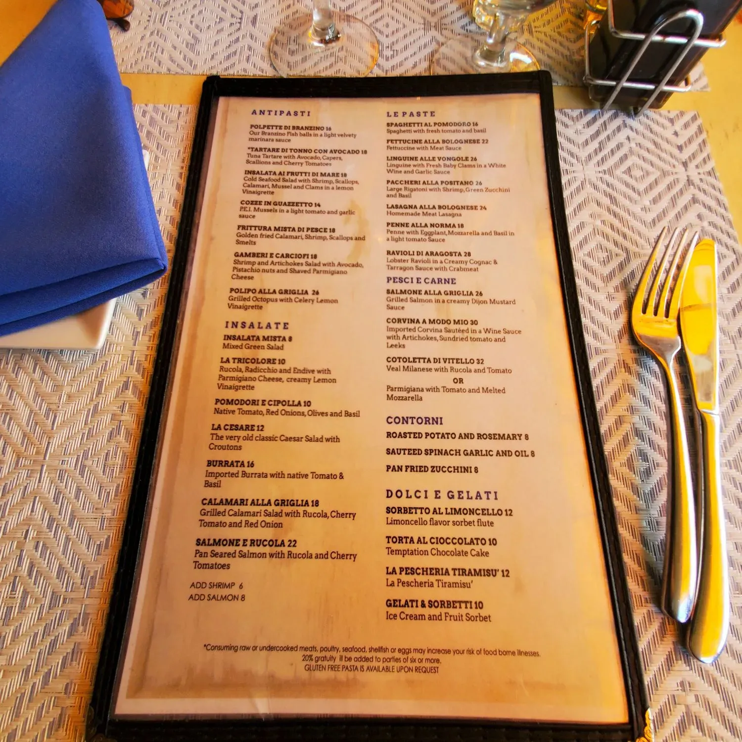 Menu 4