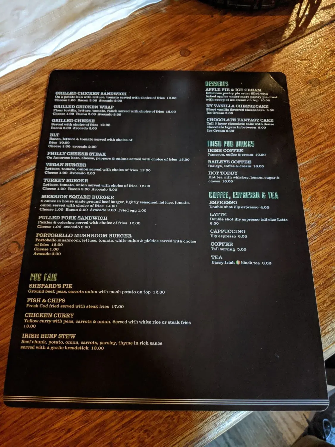 Menu 3