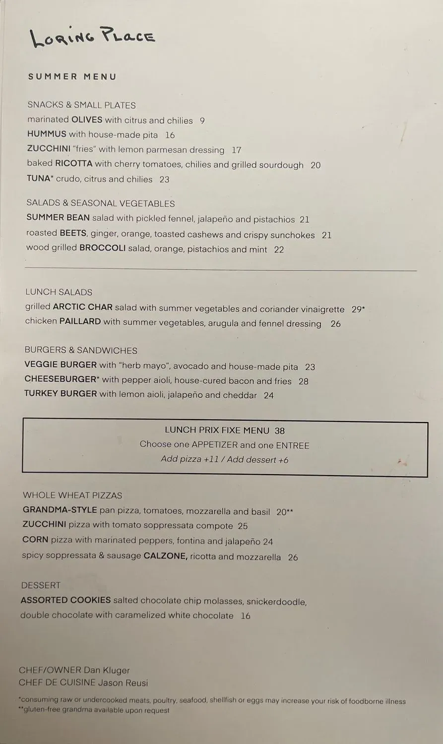 Menu 2