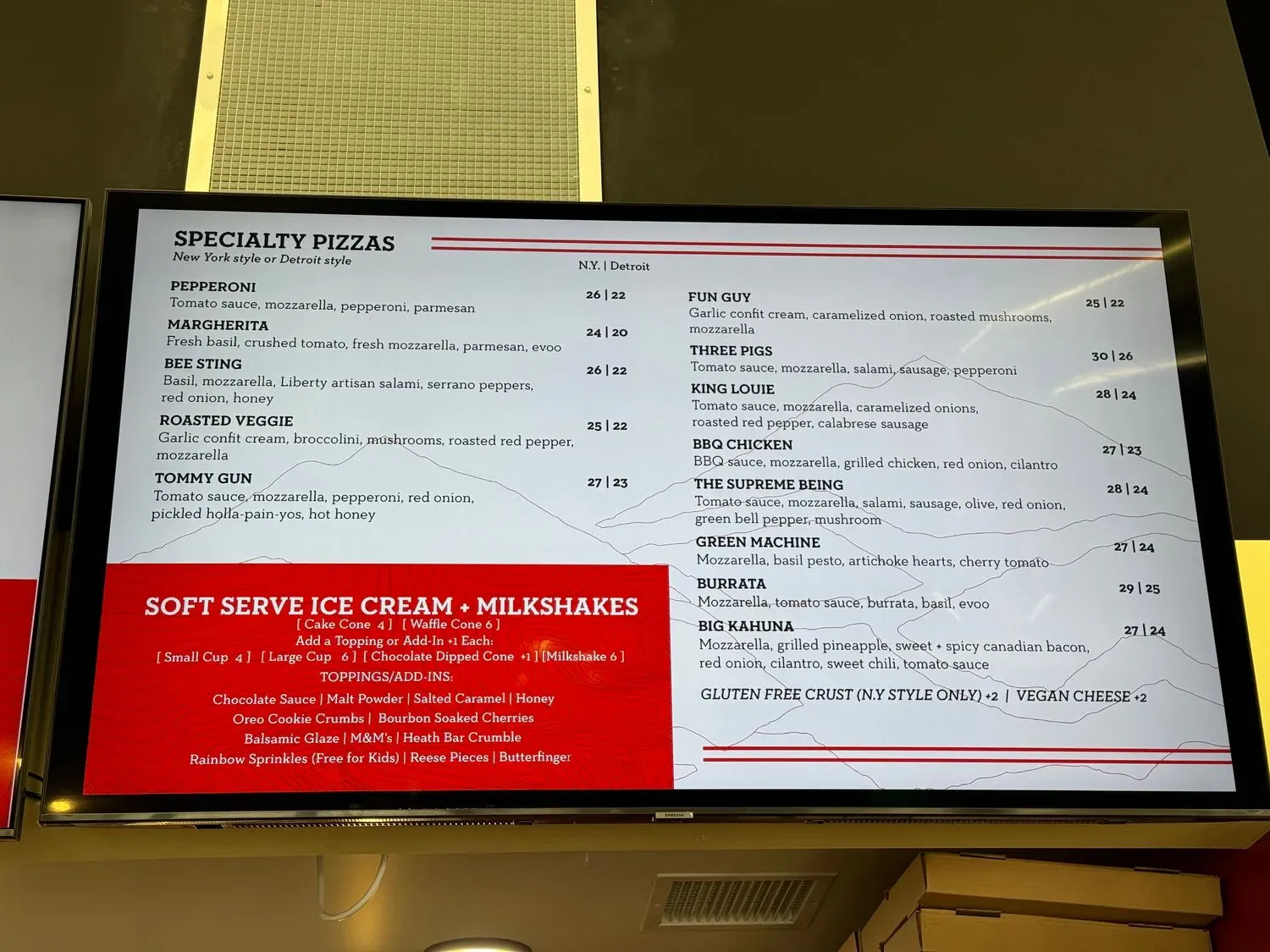 Great Basin Brewing Co. - Minden Menu - Updated November 2025