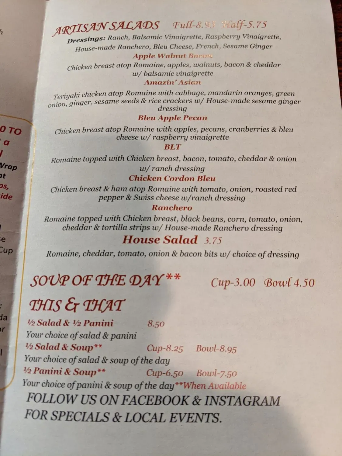 Menu 4