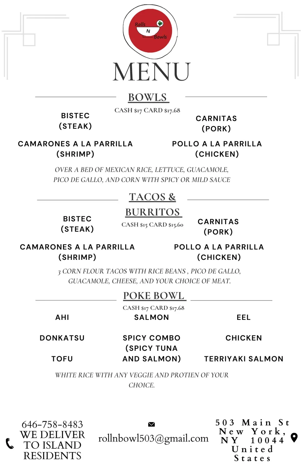 Menu 2